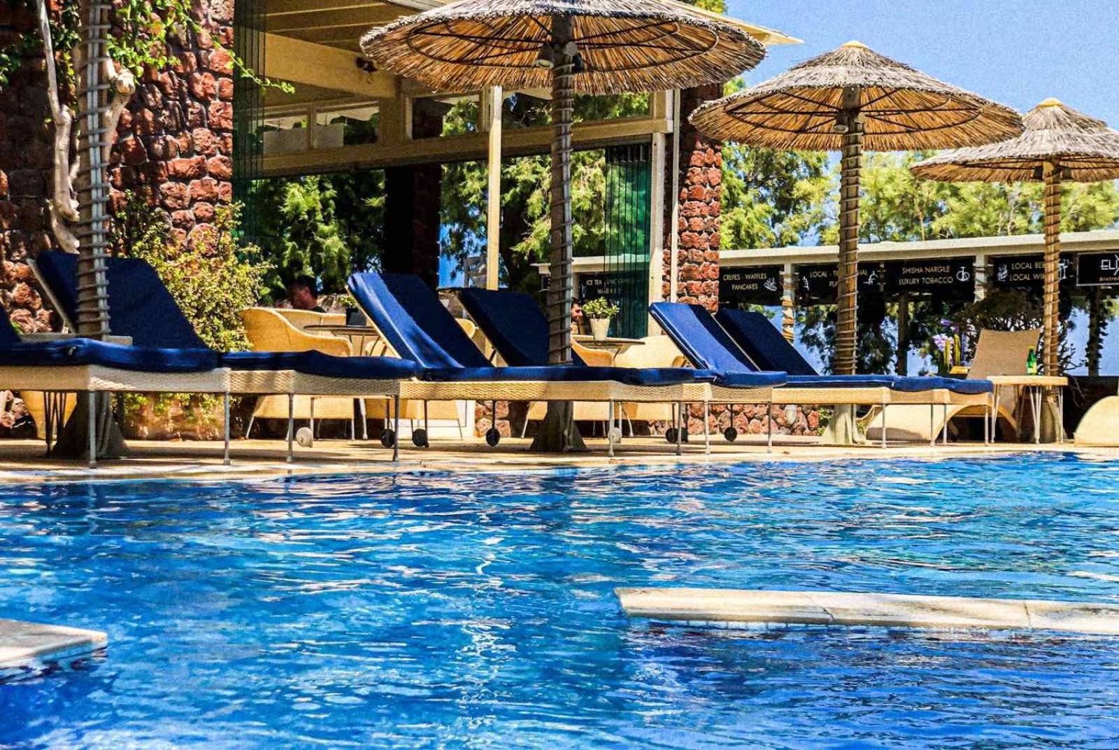 Elixir Del Mar On The Beach Kamari  Exterior photo